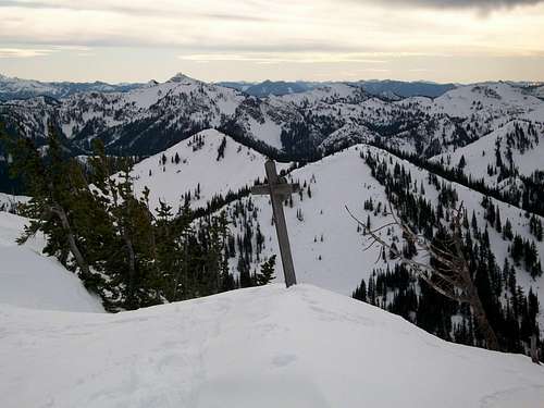 Platinum Peak via Bullion Basin (Winter Route) 