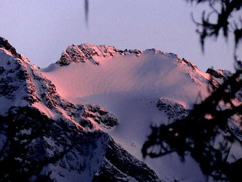 Sunset on Snowfield Peak