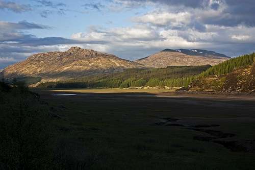Scottish Highlands near Loch Laggan