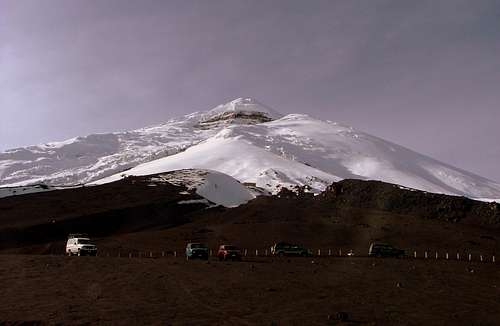 Cotopaxi from the parking lot.