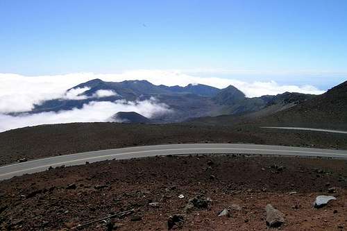 A view of the crater valley...
