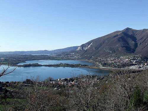 Oggiono, Annone and Pusiano lake view