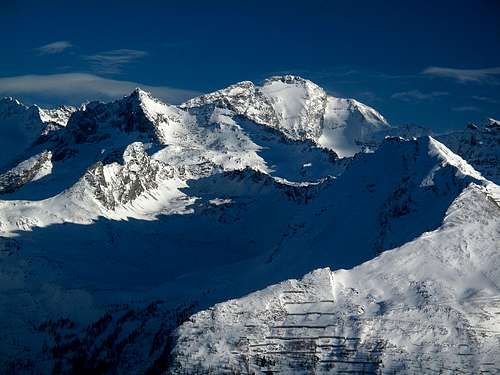 Winter views upon the mountains around Gastein