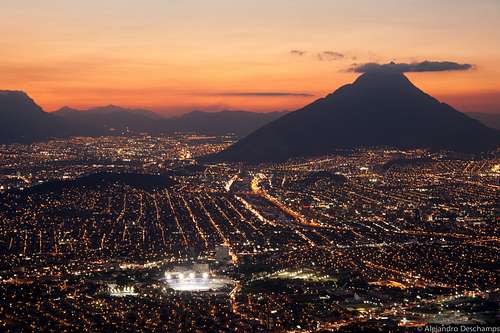 Sunset in Monterrey
