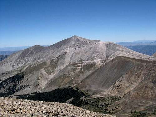 Mount Antero from the slopes...
