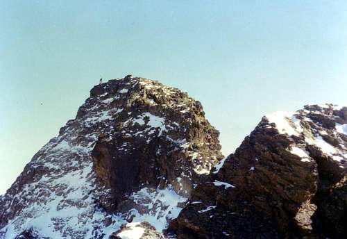 BECCA d' AVEILLE (2623m), lone on the TOP on 1974