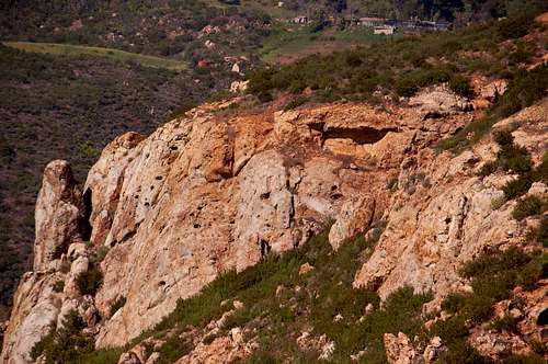 Cliffs in Solstice Canyon