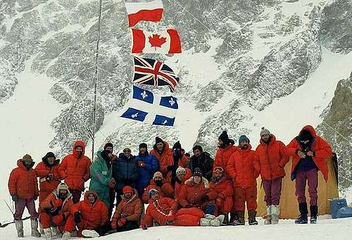 K2 1987/1988 winter attempt - team