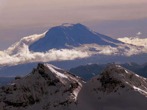 Winter Scenery on Mount Rainier January 2010