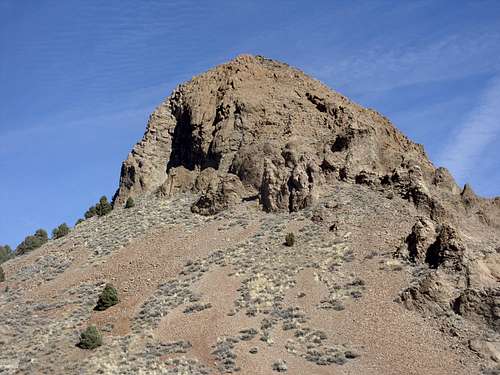 Zoom shot of Sugarloaf Rock Formation