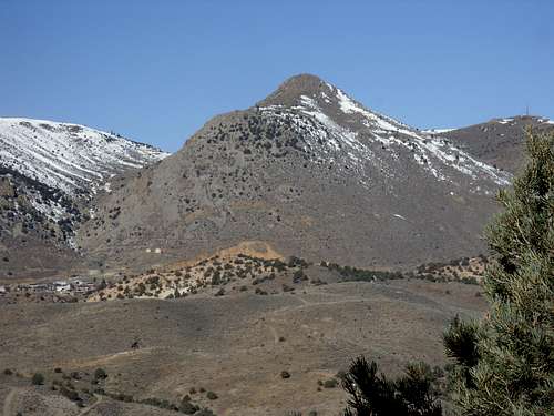 Mount Davidson 7864' from Mount Grosh 6351'