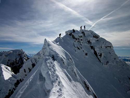 Lone Peak summit knife-edge