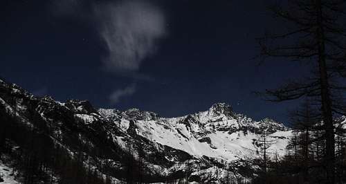 Bessanese (3604 m) night view