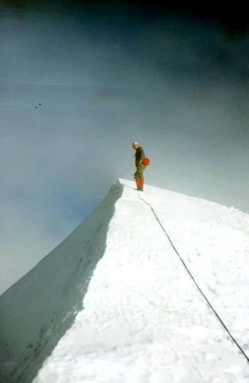 WESTERN BREITHORN (4165m) on SUMMIT 1967
