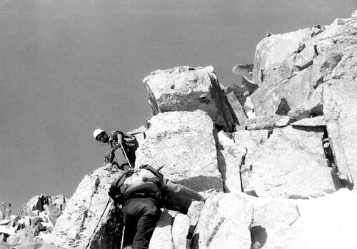AIGUILLE de TALEFRE (3730m) East Ridge on 1966