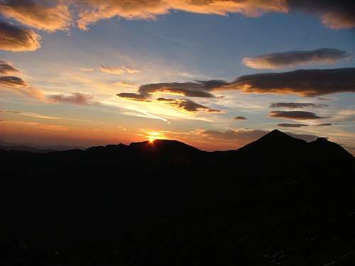 Sunrise. Greys / Torreys Peaks.