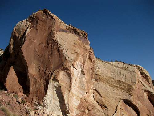 Rock Face off the Burr Trail