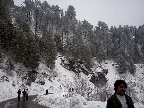 Winter Season in Murree, Pakistan