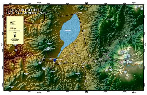 Santa Rosa & Tres Map
