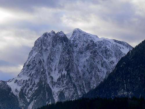 Mount Index from Reiter Road