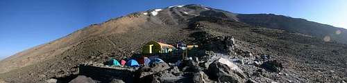 Shelter at 4150m on Damavand