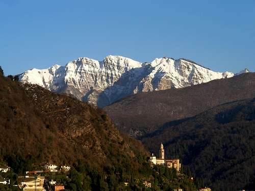 Monte Generoso winter view