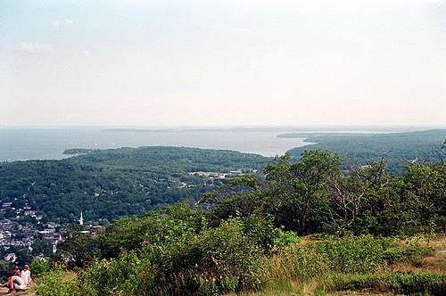 View of Campden and Rockland...