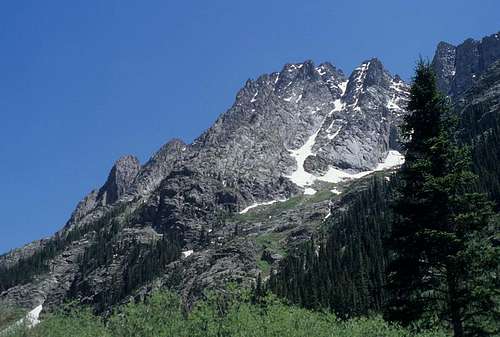 Animas Mountain from the North-West