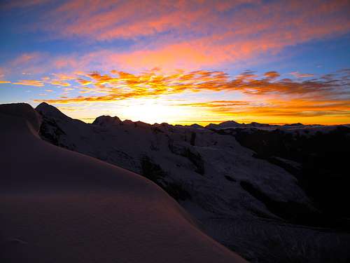 Cordillera Vilcanota at Sunrise