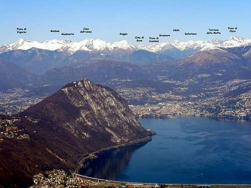 Ticino Alps from South