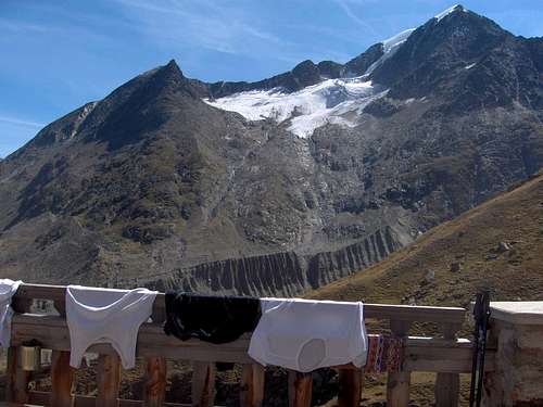 The remains of a glacier