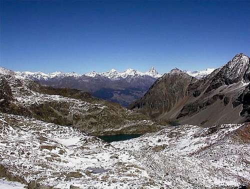 il Cervino (4478 m.) dal col...