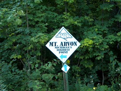 Mt Arvon Sign