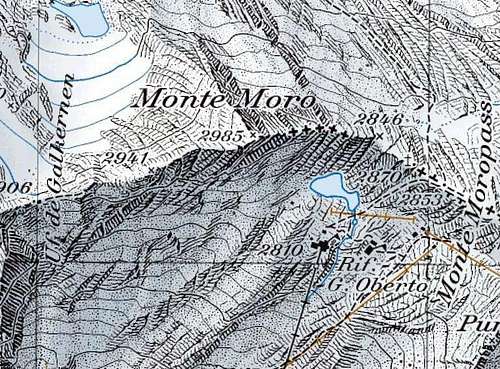 Monte Moro map