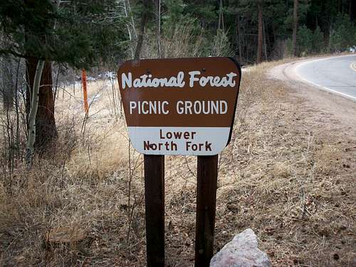 Lower North Fork picnic area