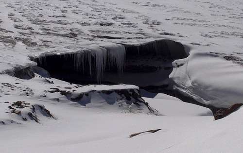 A hole in the glacier