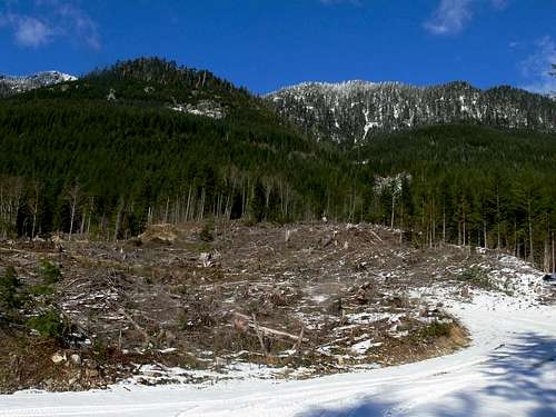 Mount Index's South Side