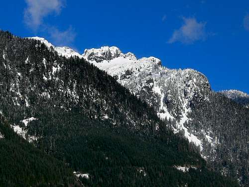 Mount Index Hiding Behind the Ridge