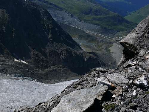 Valsorey's Glacier from the Aiguilles 