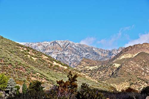 Fist snow on Pine Mountain