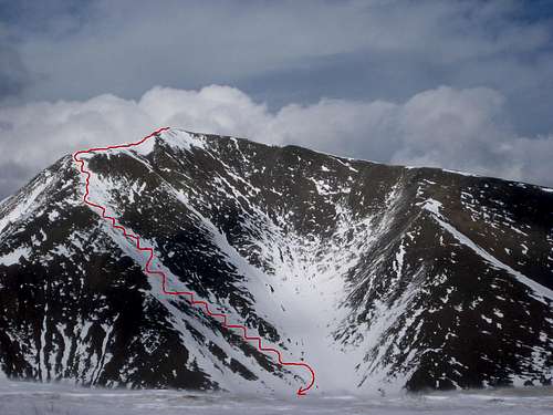 San Luis Winter Ascent / Ski Descent – 3-12-11
