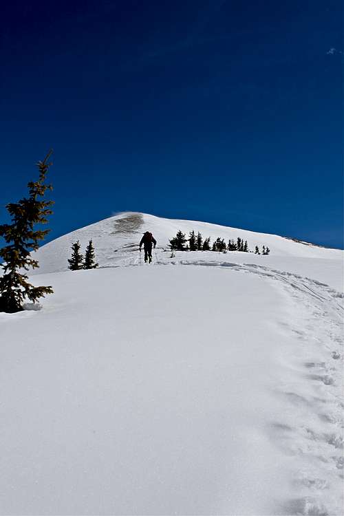 Anvil Mountain - backcountry skiing