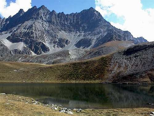 La punta Fiorio (3332 m.) e...