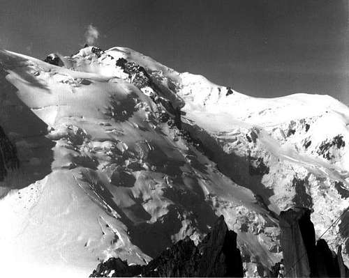 monte bianco from aiguille du...