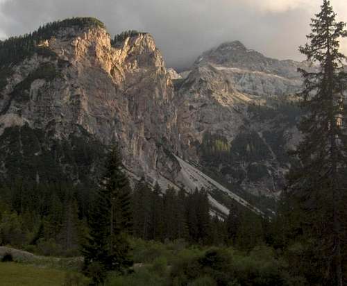 Evening in the Dolomites