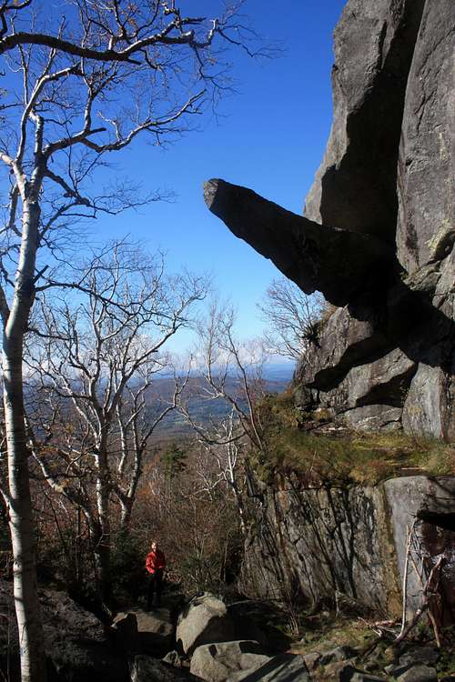 Cantilever Rock, Mount Mansfield, Vermont.