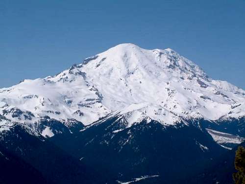 Mt. Rainier in April 2002