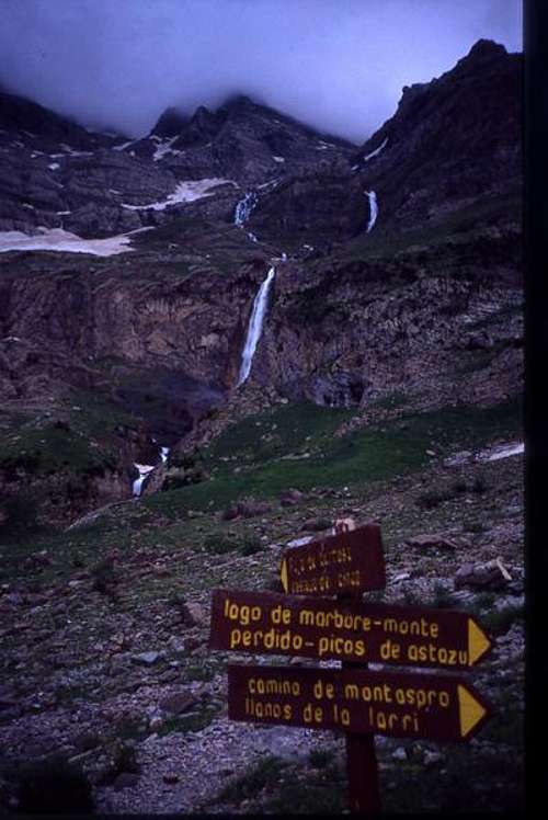 Cinca waterfalls, on the...