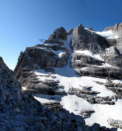 Cima brenta noth side