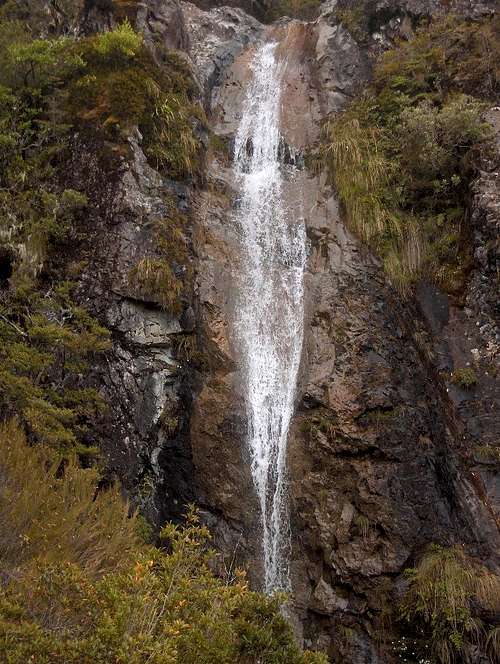 Waterfall along Avalanche Peak track